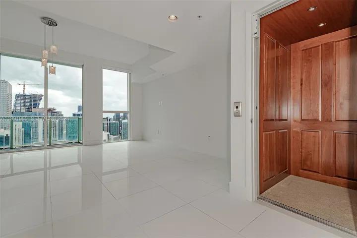 Interior elevator - entry floor level