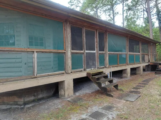 Back screened porch