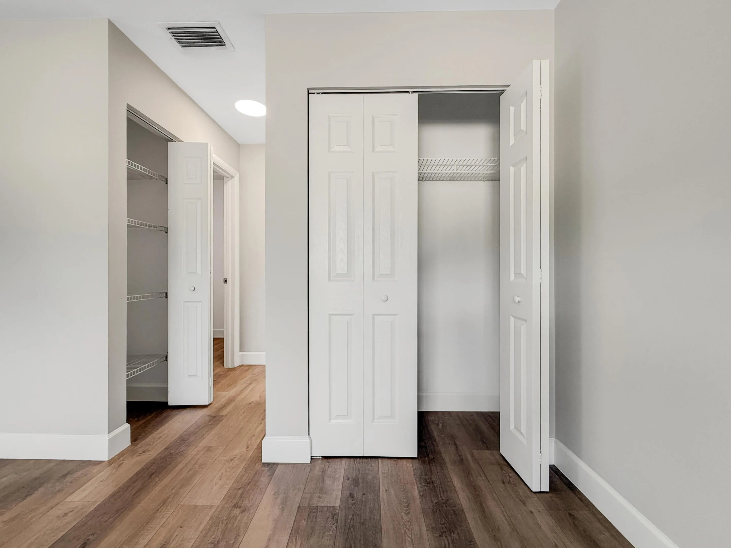 3 PRIMARY CLOSETS