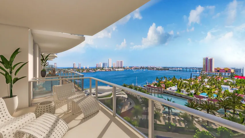 A.10 Terrace View Rendering; Southeast Exposure