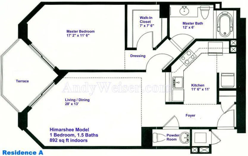 ResidenceA Floorplan Esplanade