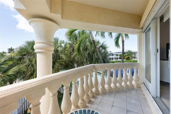 Private balcony off primary suite