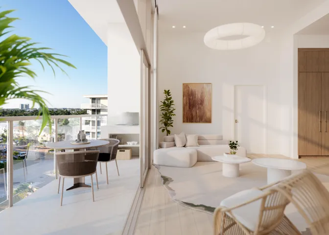 Living Room & Balcony