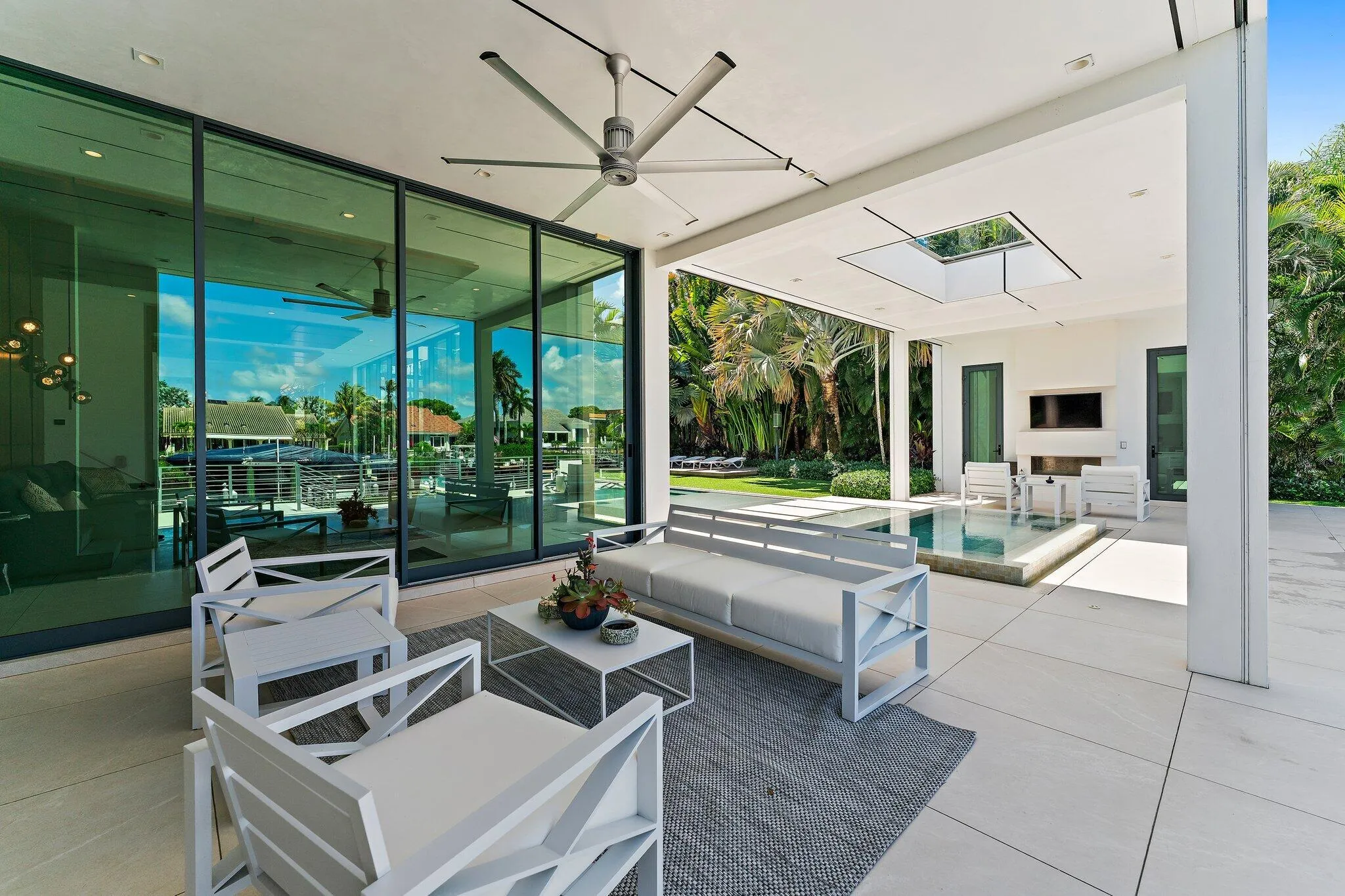 Lanai off Sitting Area