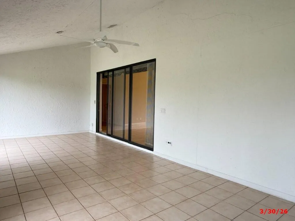 Slider enclosed patio