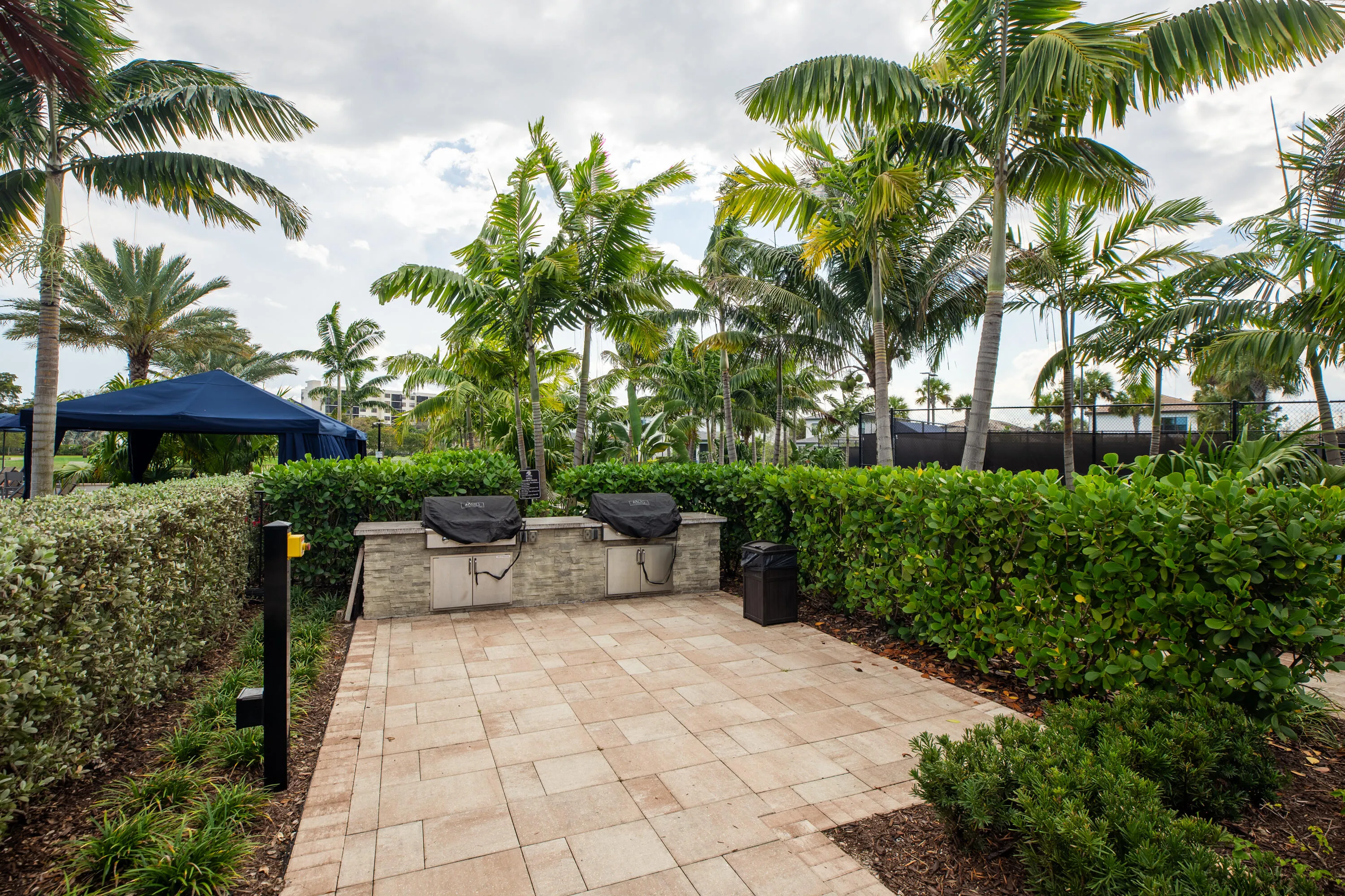 Community BBQ area