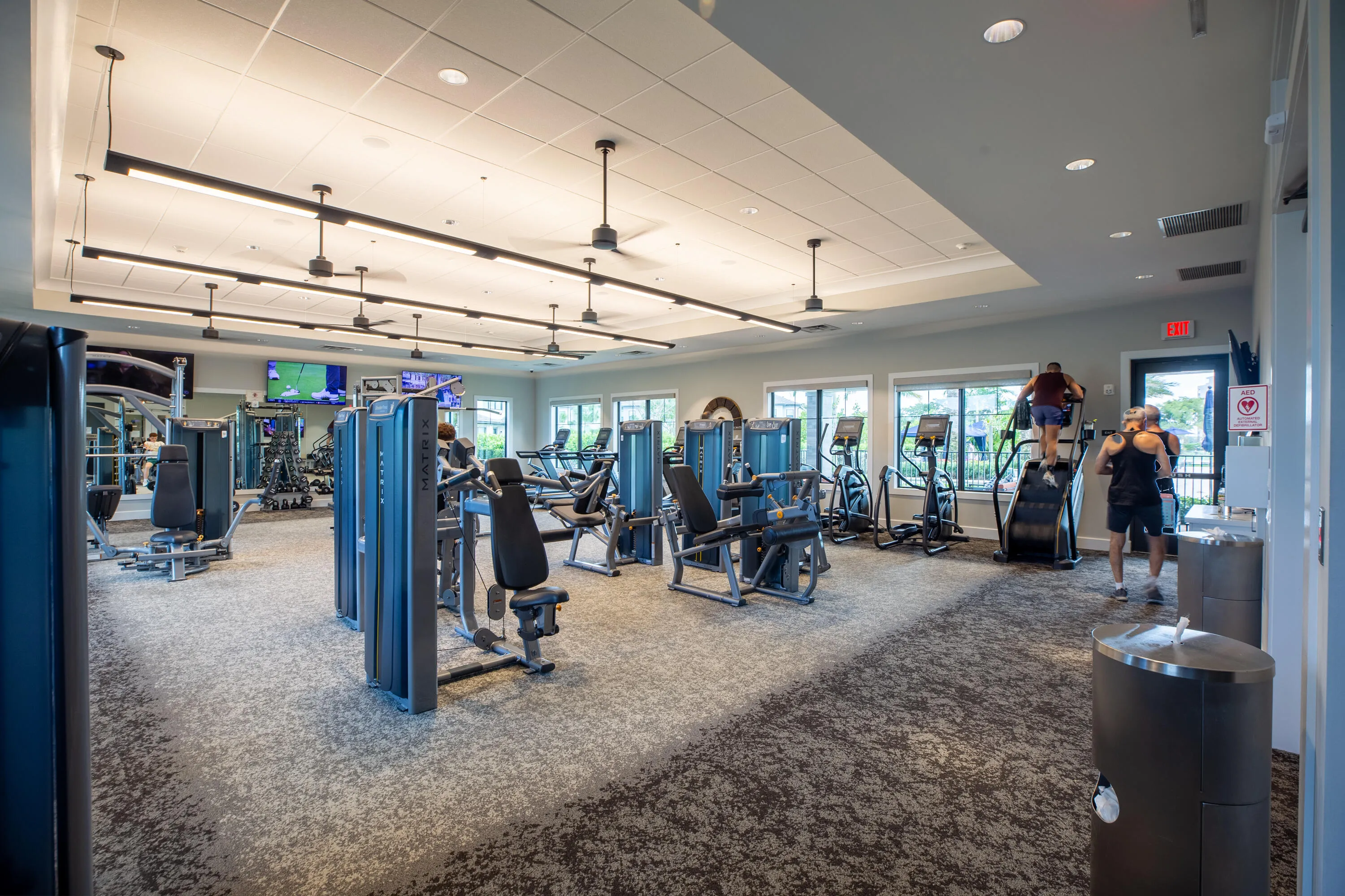 Fully equipped fitness center