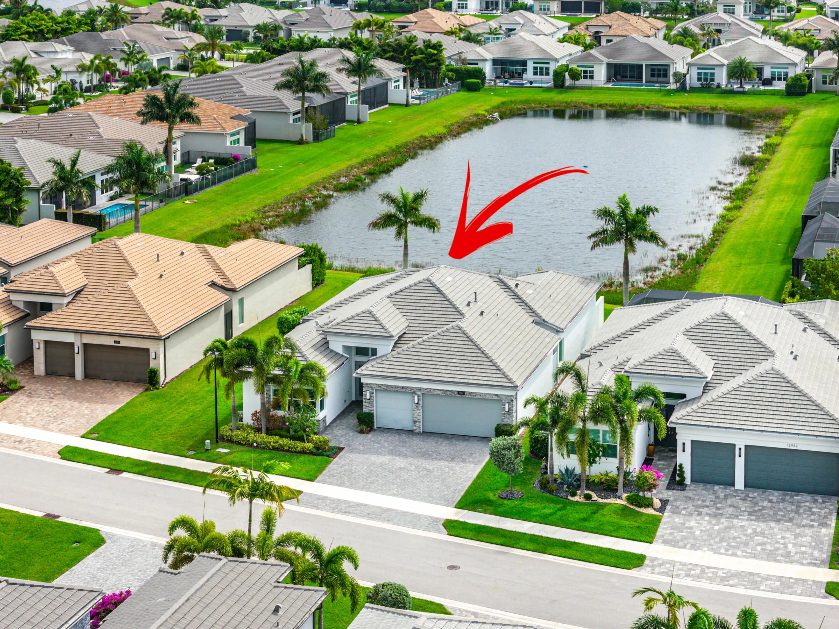 Aerial View Of Home