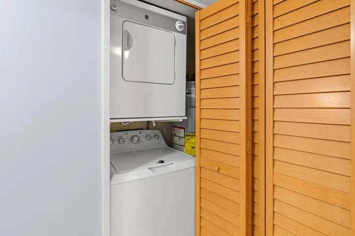 Washer/Dryer Inside Unit