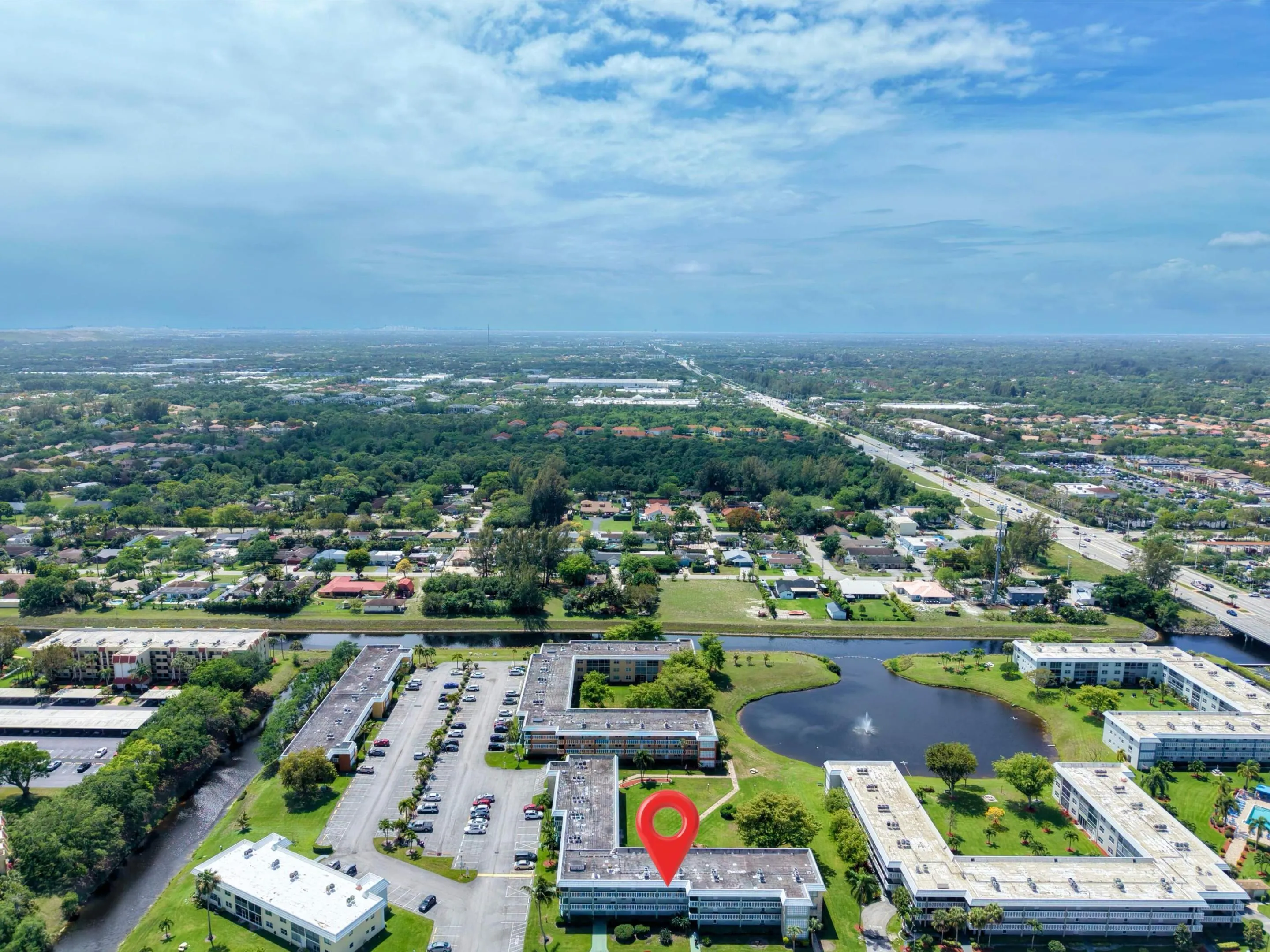 Panoramic to South