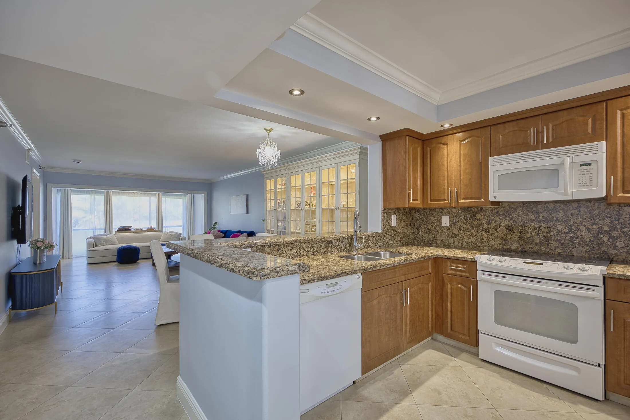 Kitchen Open to Living/Dining