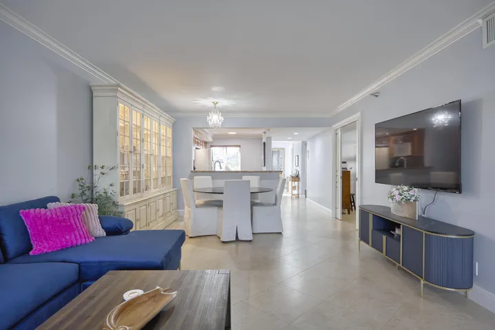 Open to kitchen