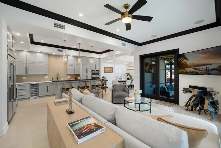 Family Room w/ water & pool views!