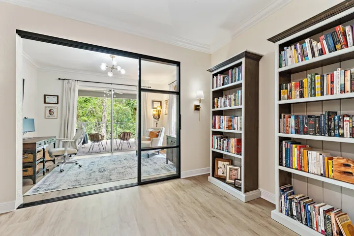 Den + Bookshelves