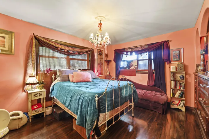 Master bedroom with private bathroom