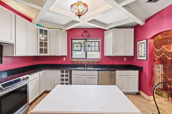 Large Kitchen with stainless steel