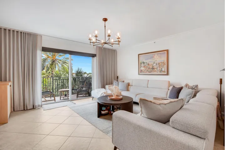 a spacious living area