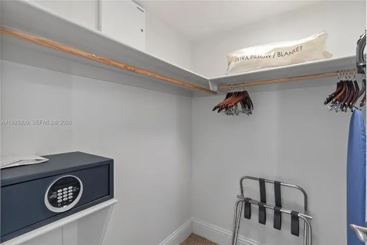 Primary closet