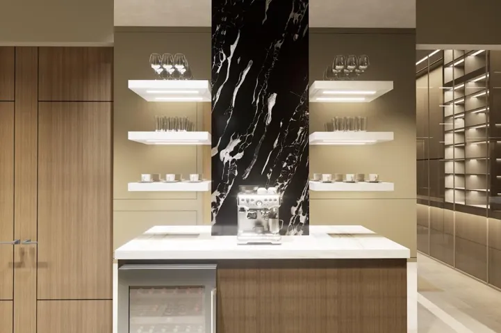 Morning Coffee Bar in Primary wing