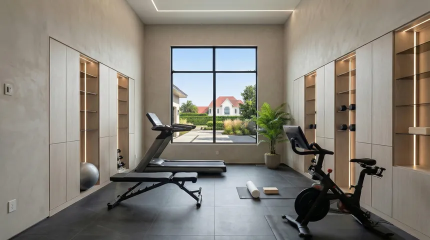 Dedicated Home Fitness room