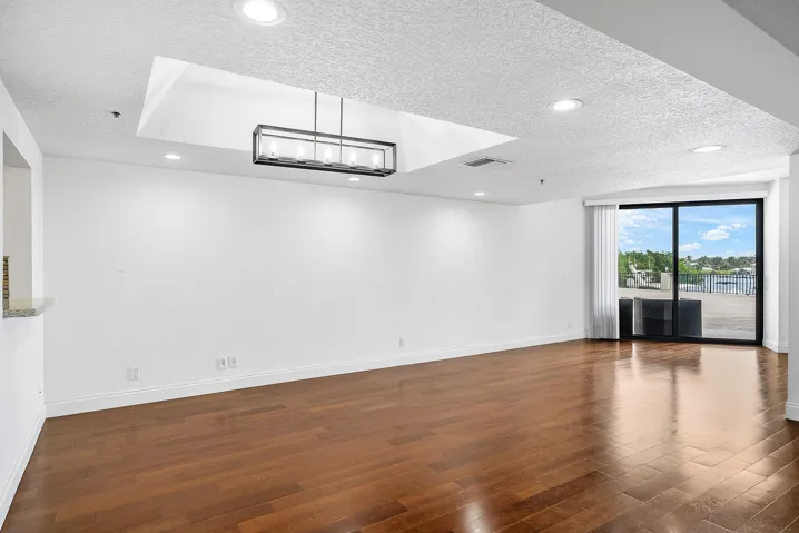 Virtually staged primary bedroom