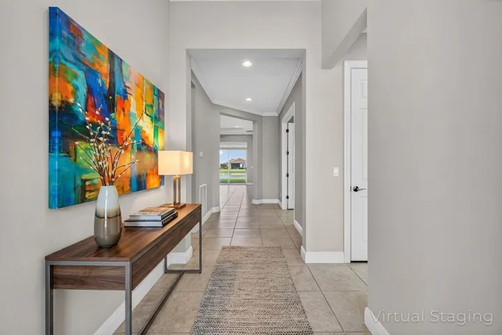 FOYER VIRTUALLY STAGED