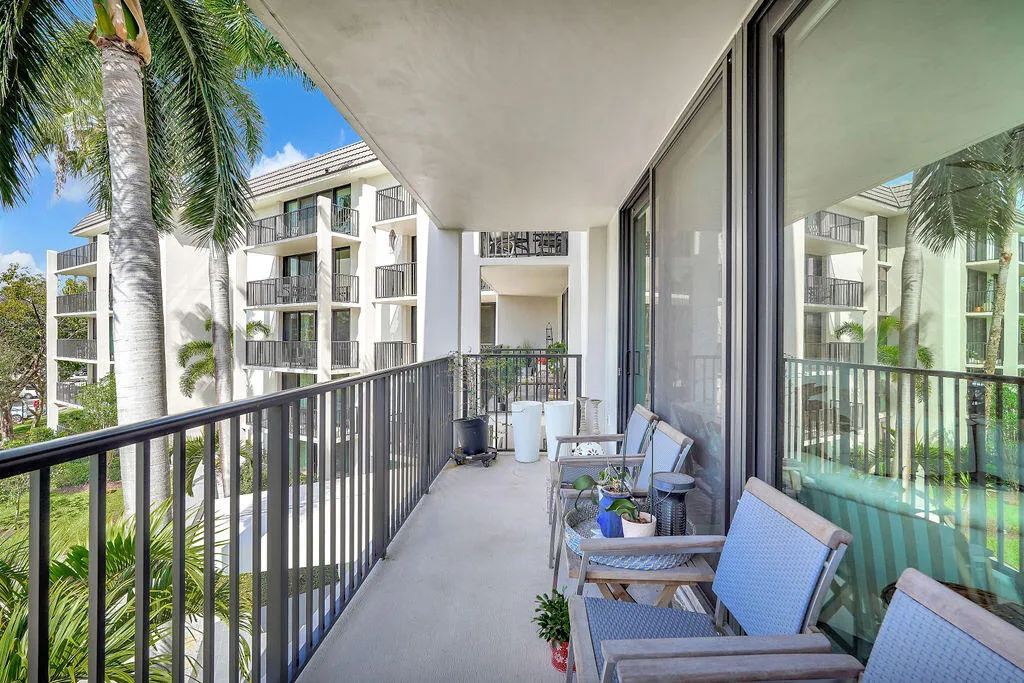 Balcony access from living room and 2nd bedroom