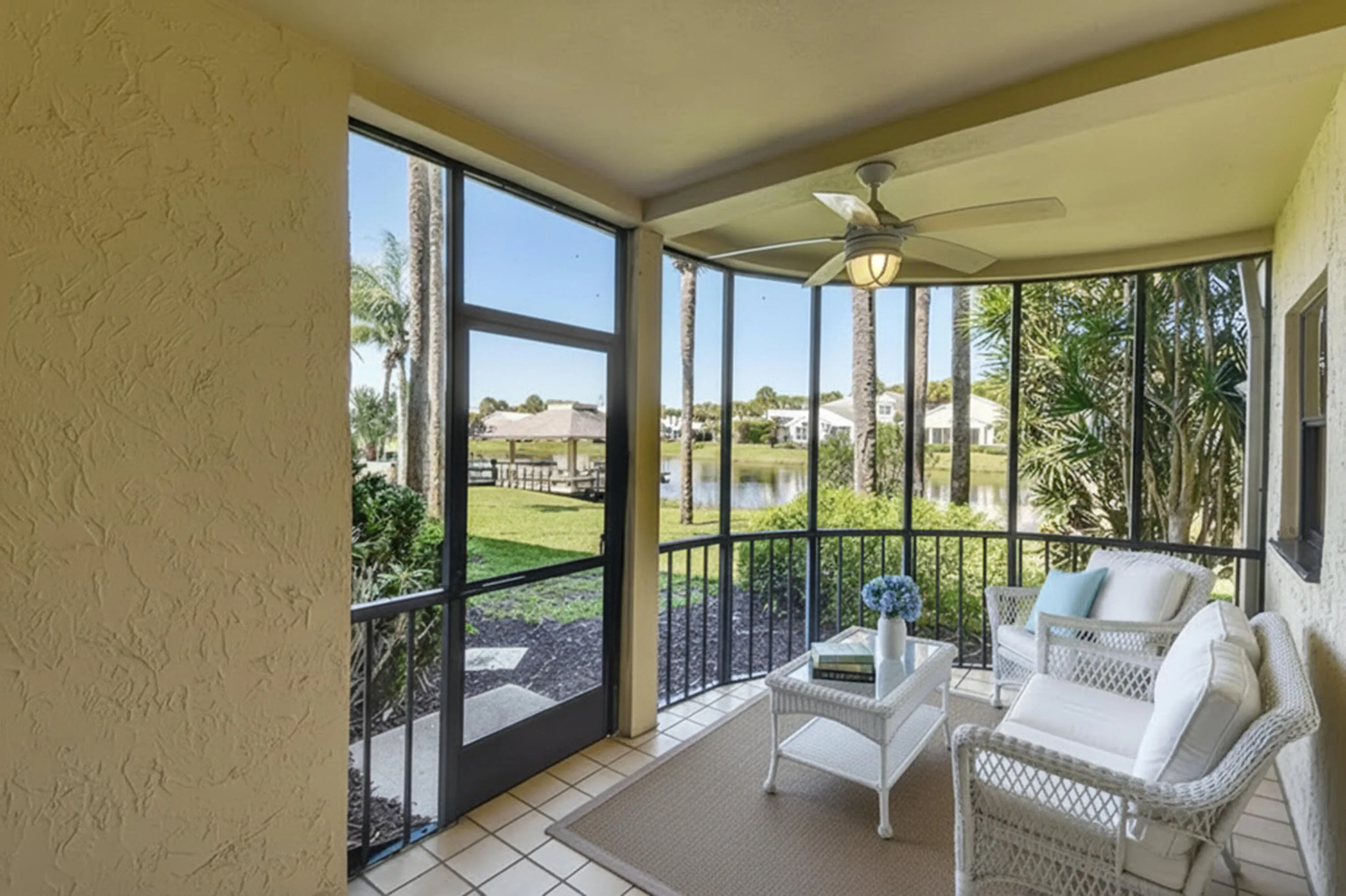 Staged Exterior Lanai