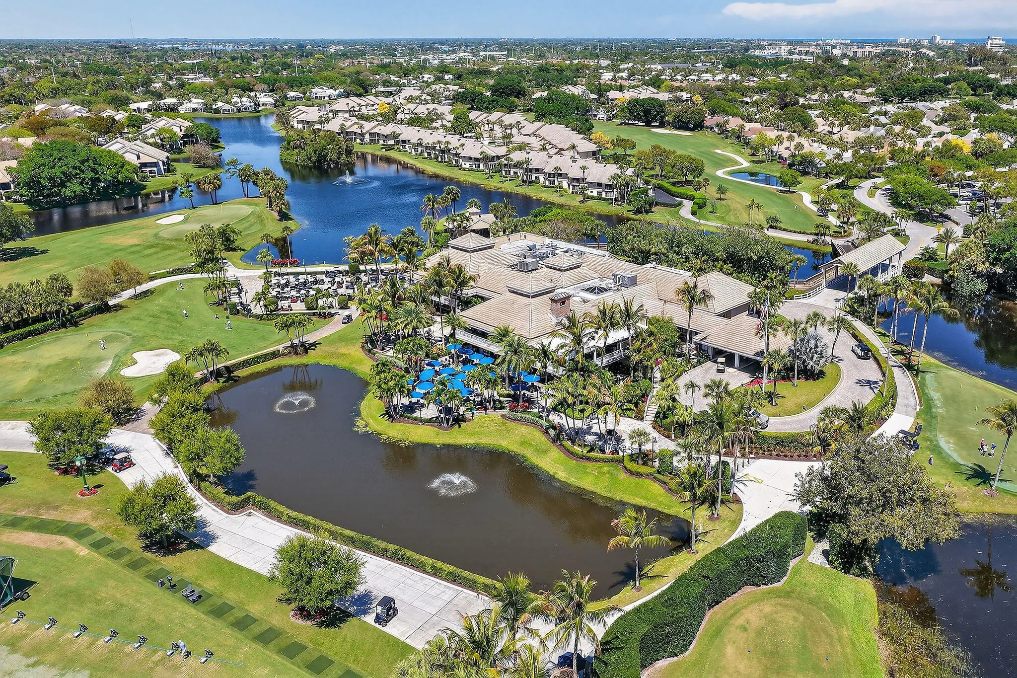 Aerial View - Jonathan's Landing Golf Club - Waterbend location shows at top of aerial
