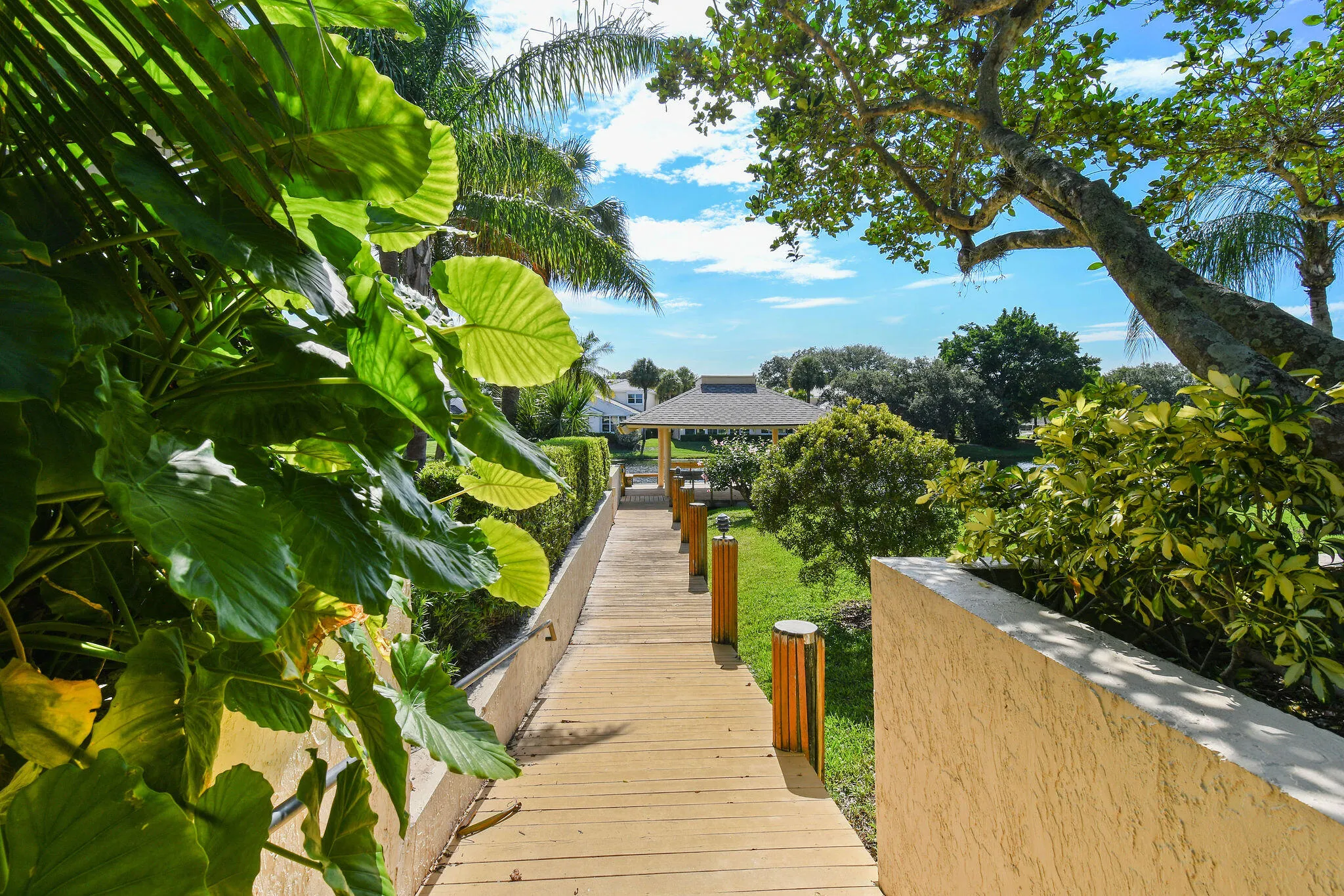 Pathway leading to Water View Gazebo