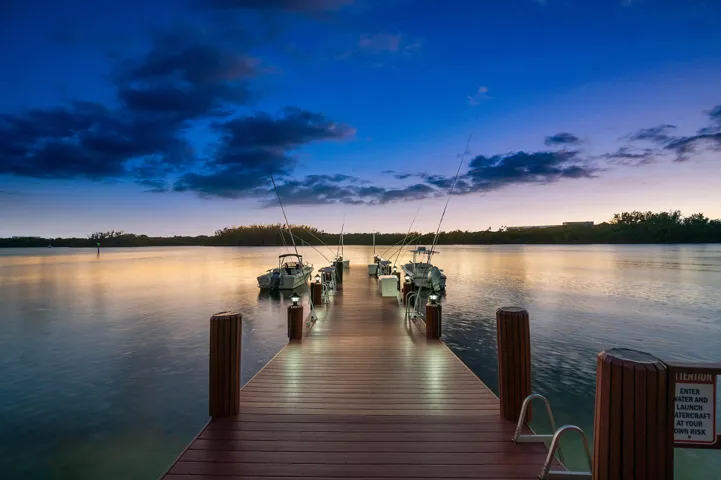 Sunset on the dock