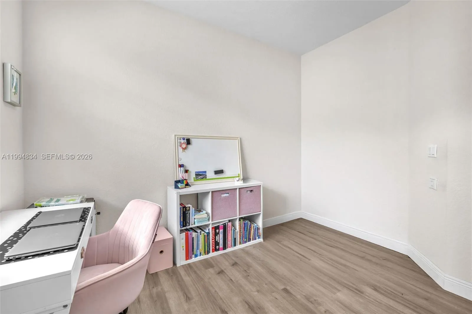 Third br, being used as an office.