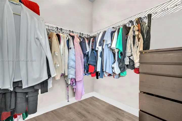 Walk in closet, Primary Bedroom