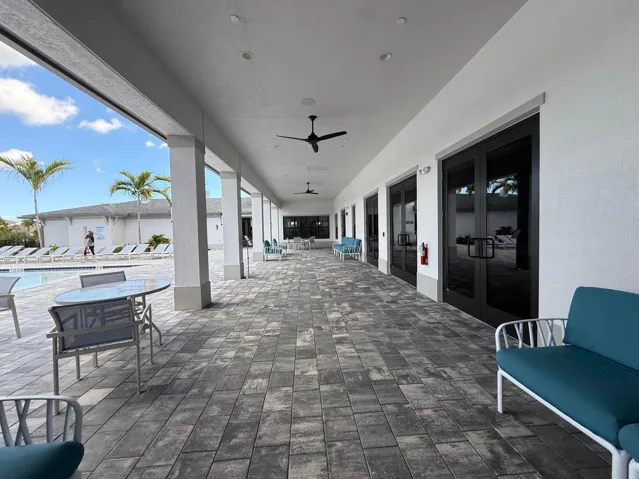 patio sitting area