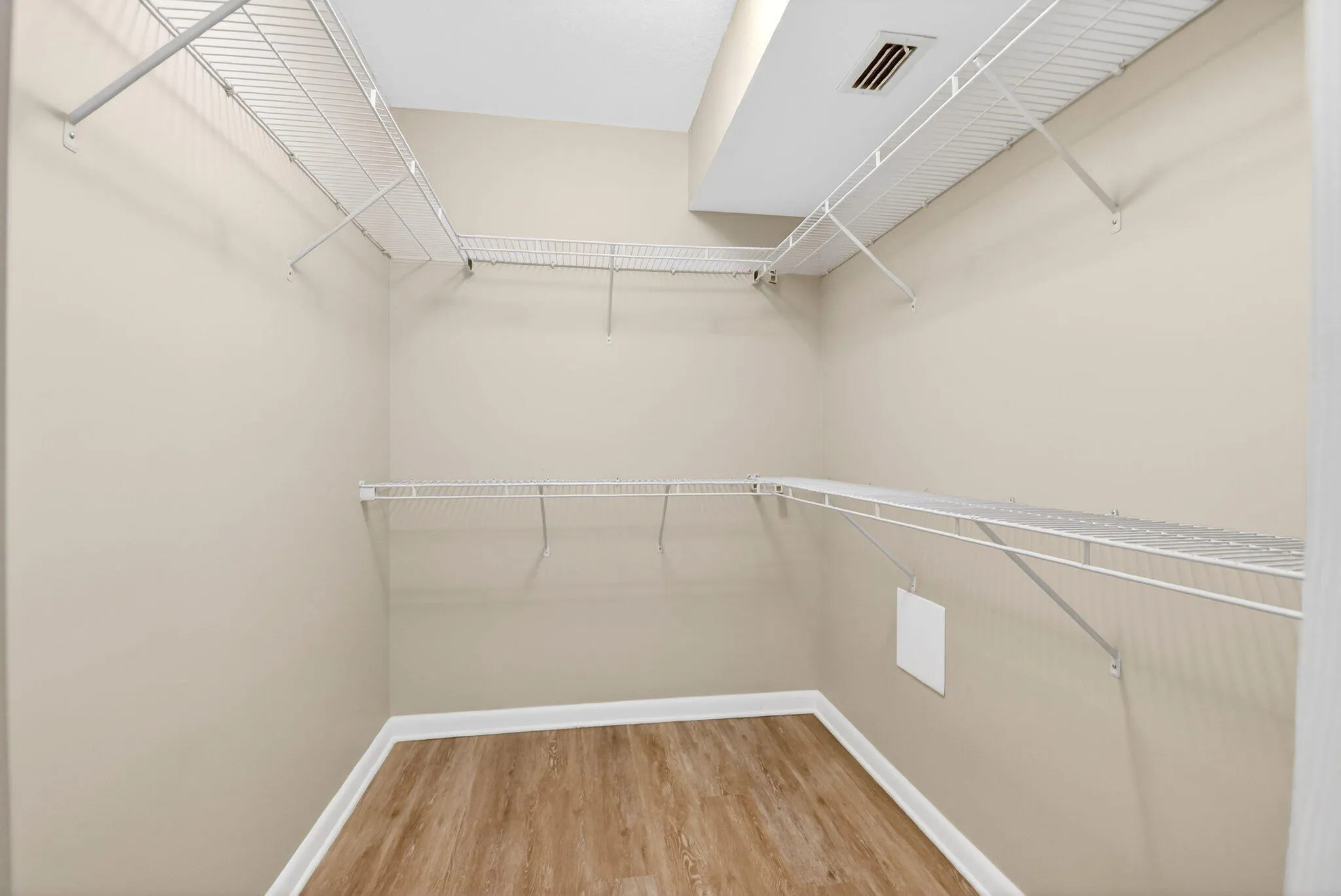 Walk-in closet in Master Bedroom