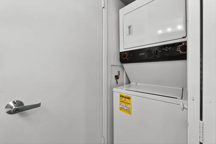 Laundry in guest bathroom