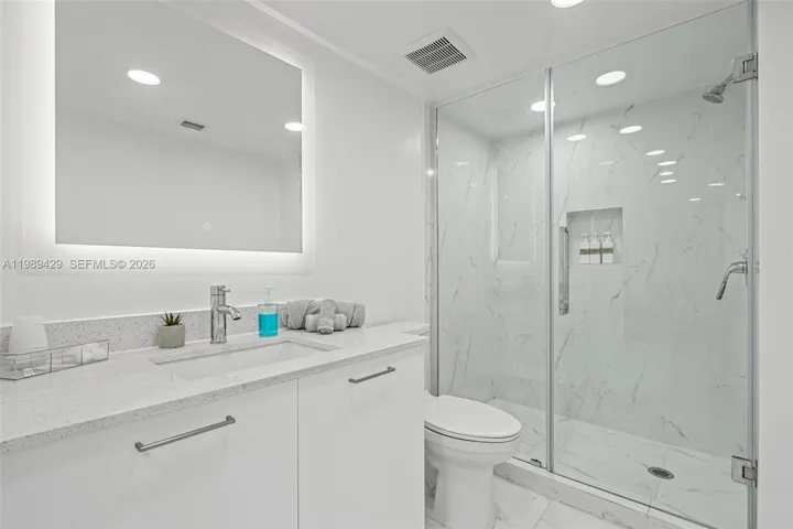 2nd bathroom with shower