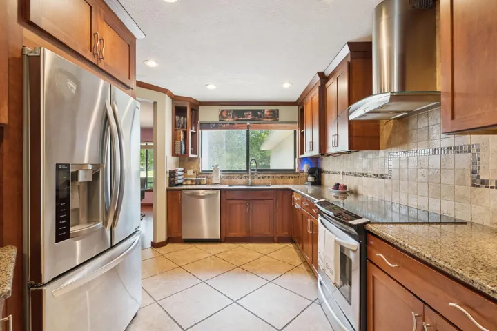 Cherry wood cabinets