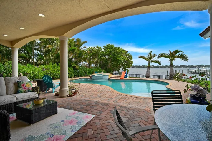 Back Patio overlooking Pool