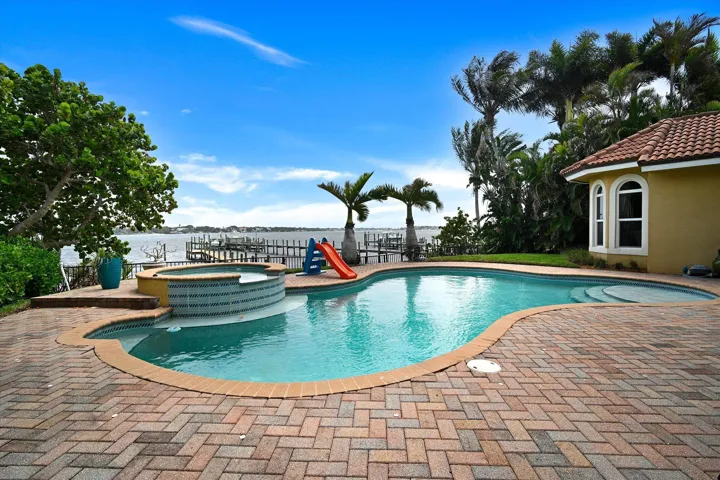 Back Looking Over Pool & Wide Water