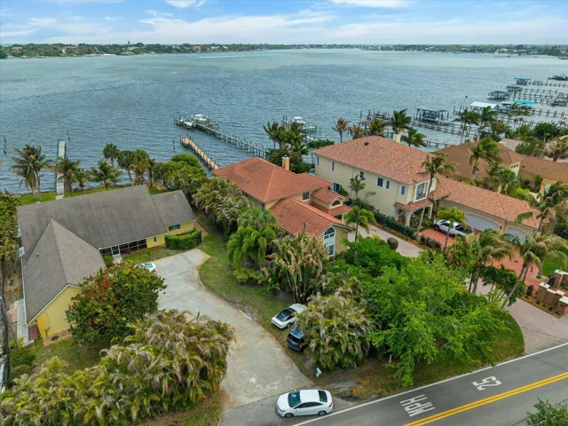 Drone Shot Facing SE towards St Lucie Inlet
