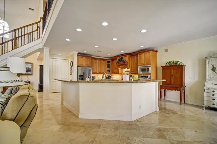 Kitchen facing North