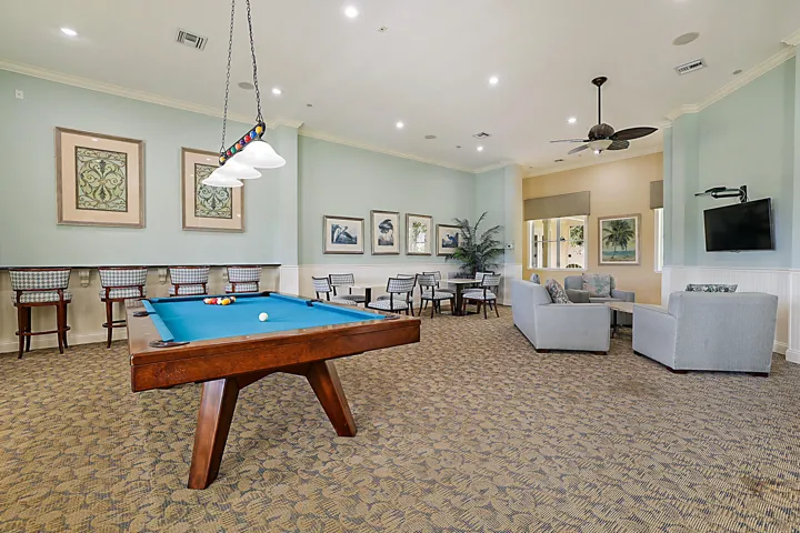 Lounge area in amenity center.