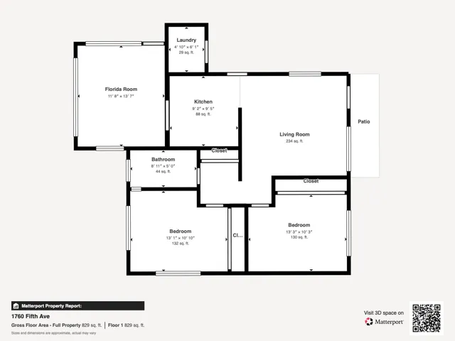 floorplan 1760 Fifth Ave - Floor 1