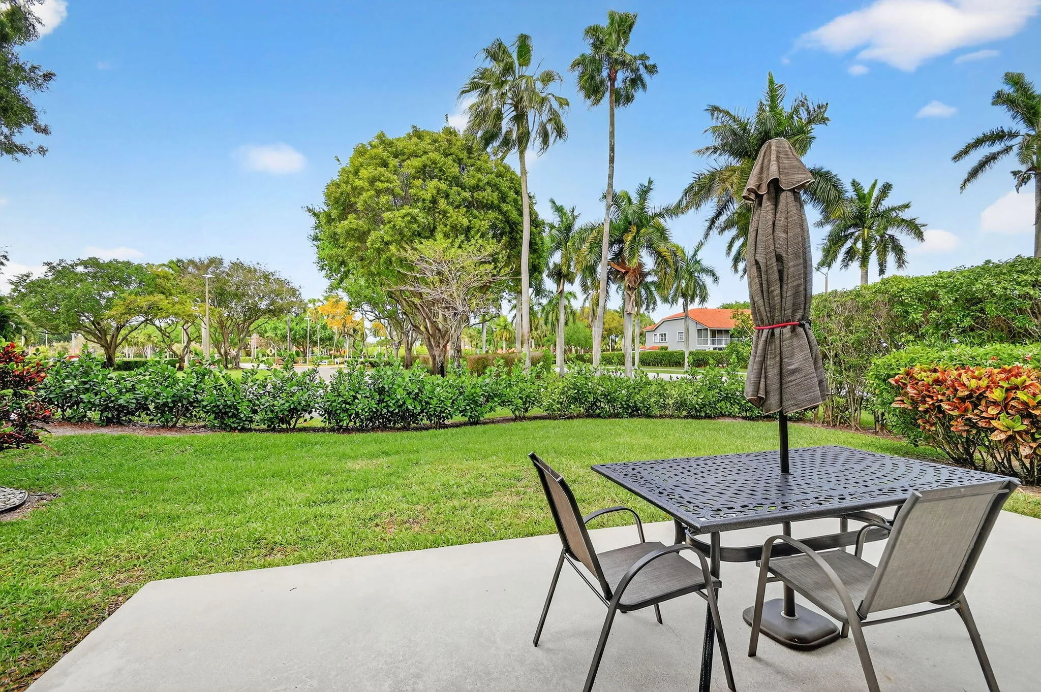 patio area