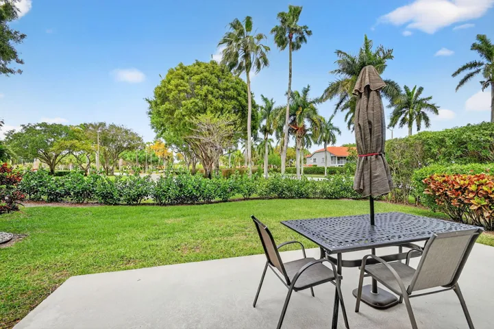 patio area
