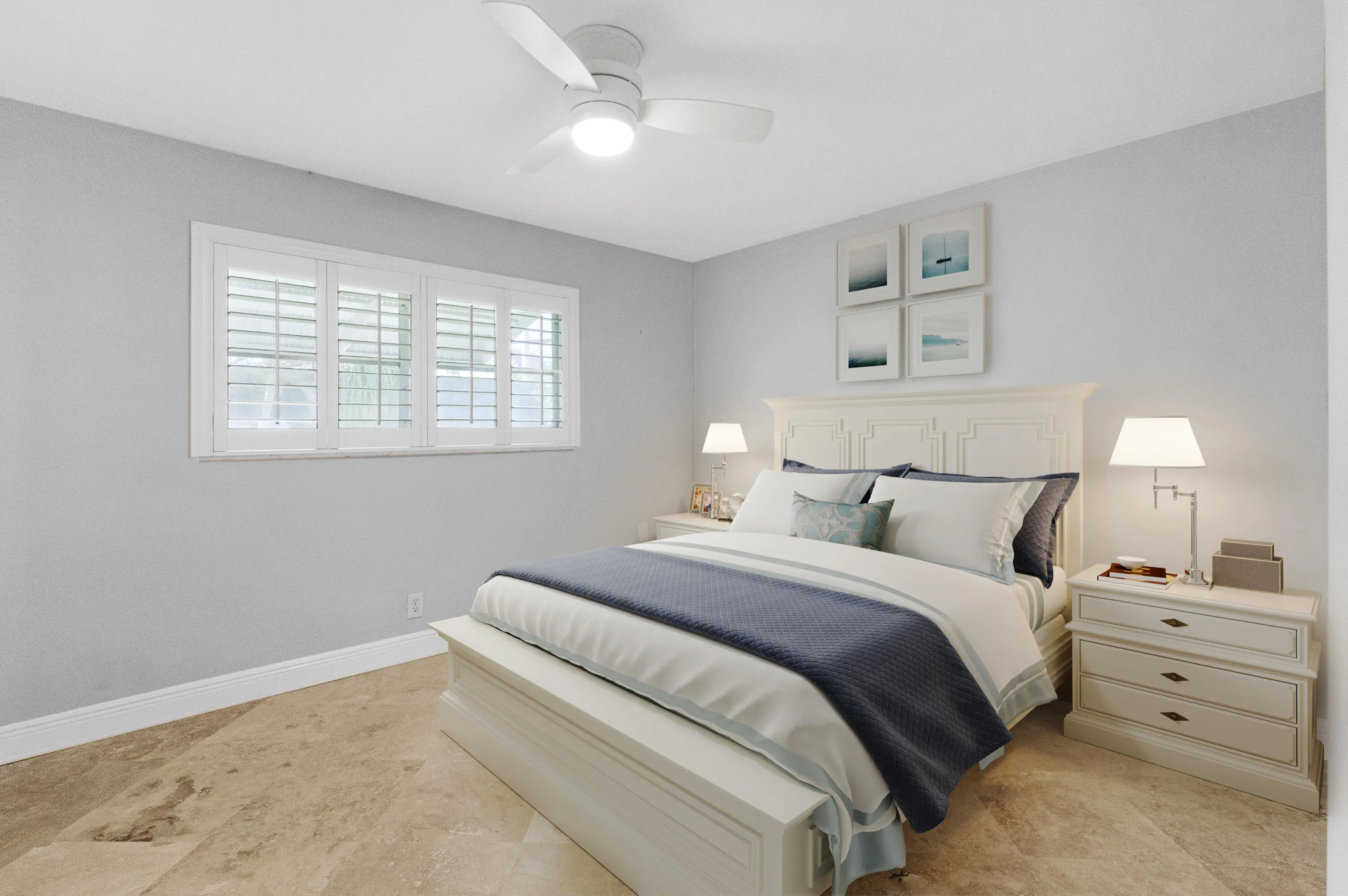 Photo virtually staged for potential decorating ideas