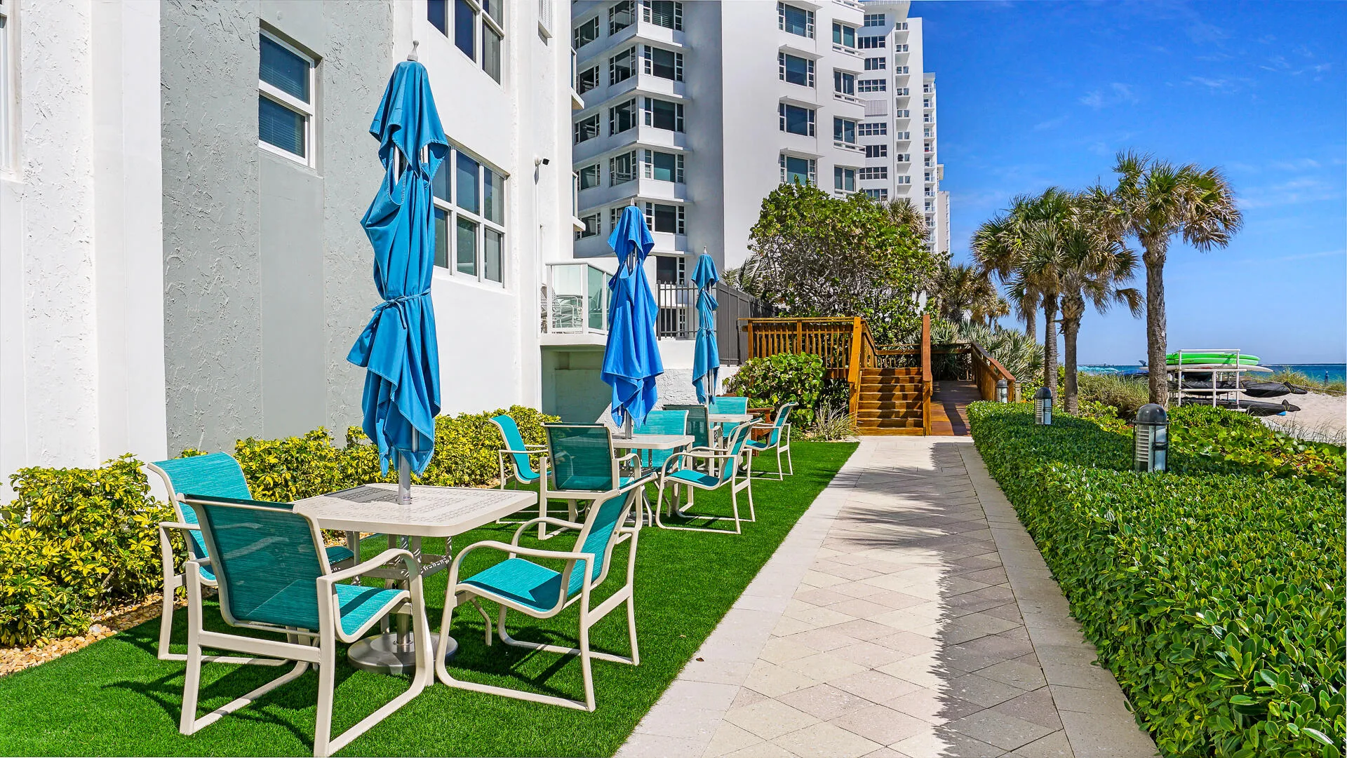pool deck