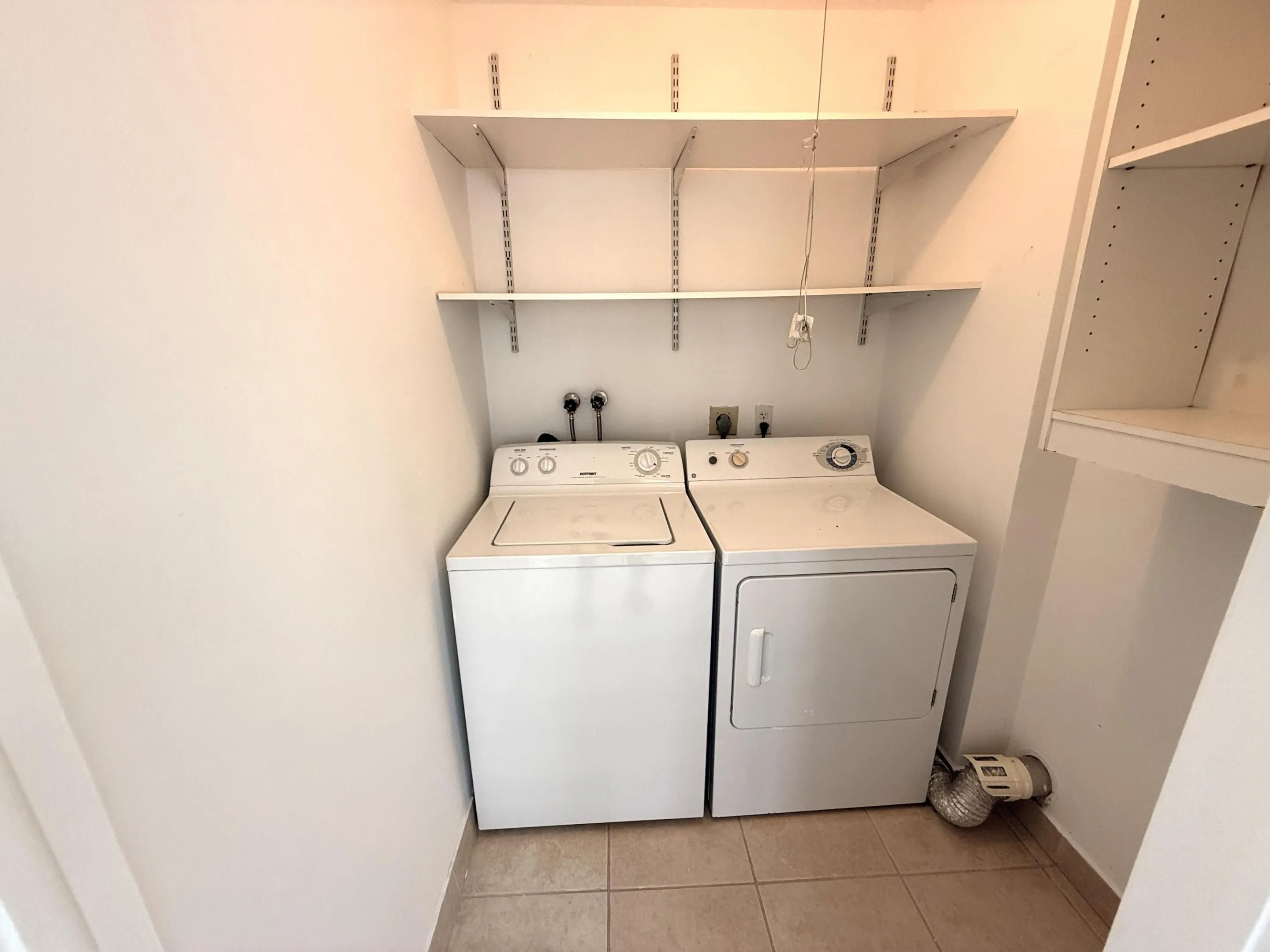 WASHER AND DRYER INSIDE
