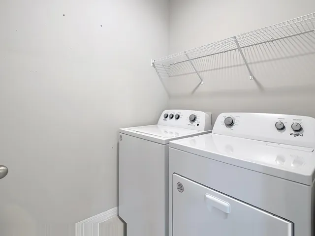 Indoor laundry room
